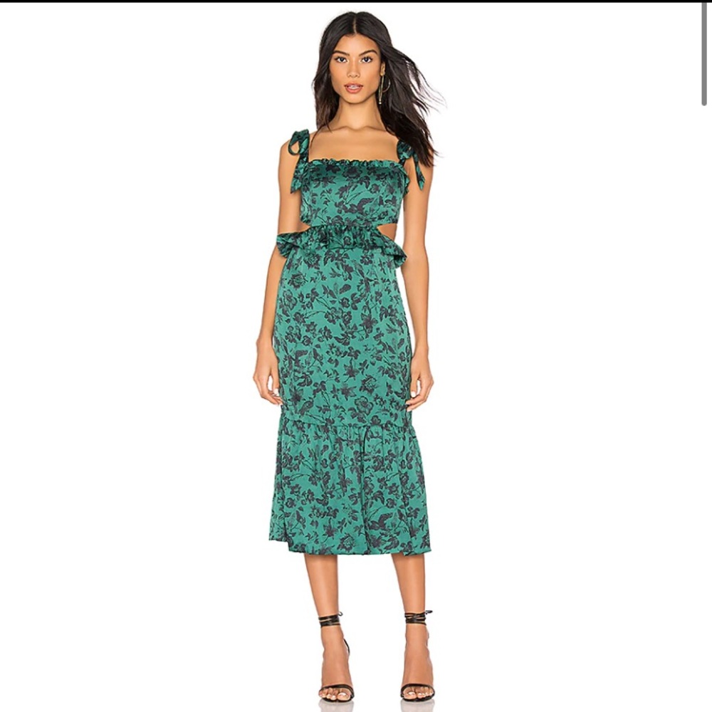 Brand new satin cut out dress